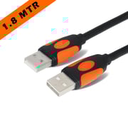 STEK USB A to A Cable Type A Male to Male Cable Cord for Data Transfer Hard Drive Enclosures, Printers, Modems, Cameras1.8 Meter