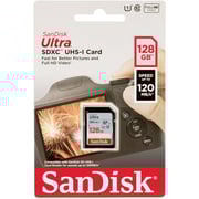 Sandisk Ultra SDXC Memory Card 128GB Grey SDSDUN4128GGN6IN