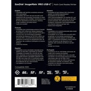 Sandisk Card Reader and Writer Imagemate Pro USB-C Black SDDR-A631-GNGNN