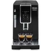 DeLonghi Dinamica ECAM 350.15.B fully automatic coffee machine (1450 watts digital display milk frother favorite drinks at the push of a button removable brew group 2-cup function) black