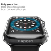 Spigen Thin Fit Designed for Apple Watch case cover for 44mm Series 6 / SE / 5/4 - Crystal Clear