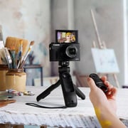 كاميرا كانون باور شوت G7X Mark II الرقمية السوداء مع مستلزمات الفلوجر