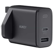 Aukey Dual USB Wall Charger Black