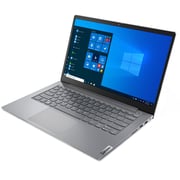 Lenovo ThinkBook 14 (2020) Laptop - 11th Gen / Intel Core i5-1135G7 / 14inch FHD / 256GB SSD / 8GB RAM / Shared Intel Iris Xe Graphics / Windows 10 Pro / English & Arabic Keyboard / Mineral Grey / Middle East Version - [20VD00EQAD]