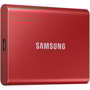 Samsung T7 Portable 2TB SSD - USB 3.2 (Gen 2) - Metallic Red (MU-PC2T0R/WW)