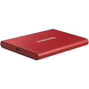 Samsung T7 Portable 2TB SSD - USB 3.2 (Gen 2) - Metallic Red (MU-PC2T0R/WW)