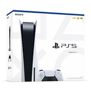Sony PlayStation 5 Console (CD Version) White - Middle East Version + PS5 Spider-Man Ultimate Edition Game + PS5 PULSE 3D Wireless Headset + PS5 DualSense charging station + PS5 DualSense Wireless Controller