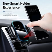 Baseus Light Electric Holder Wireless Charger 15W Qi-Enabled