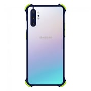 Margoun Anti-Drop Bumper Case Cover for Samsung Galaxy Note 10 Plus - Clear/Dark Blue