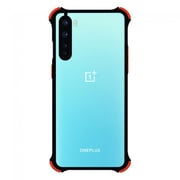 Margoun Anti-Drop Bumper Case Cover for OnePlus Nord - Clear/Black