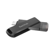 محرك فلاش USB3.1 سانديسك بسعة تخزين 256 جيجابايت رمادي طراز SDIX70N-256G-GN6NE