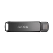 محرك فلاش USB3.1 سانديسك بسعة تخزين 256 جيجابايت رمادي طراز SDIX70N-256G-GN6NE