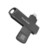 محرك فلاش USB3.1 سانديسك بسعة تخزين 256 جيجابايت رمادي طراز SDIX70N-256G-GN6NE