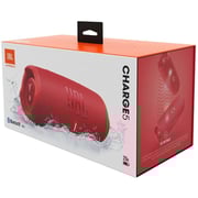 JBL Charge 5 Portable Bluetooth Speaker with Powerbank, Red