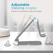Promate Minimalist Folding Desk Stand Grey