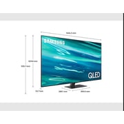 تلفزيون سامسونج طراز QA65Q80AAUXZN ذكي بدقة 4K وشاشة QLED مقاس 65 بوصة