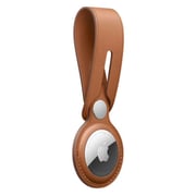 Apple AirTag Leather Loop - Saddle Brown