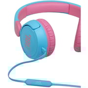 JBL JR310BLU Kids Wired On Ear Headphone Blue