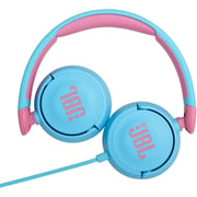 JBL JR310BLU Kids Wired On Ear Headphone Blue