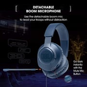 JBL QUANTUM100BLU Wired Over Ear Headphones Blue