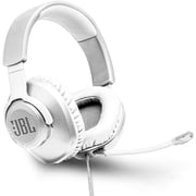 JBL QUANTUM100WHT Wired Over Ear Headphones White