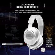 JBL QUANTUM100WHT Wired Over Ear Headphones White