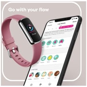Fitbit FB422SRMG Luxe Fitness Tracker Platinum/Orchid