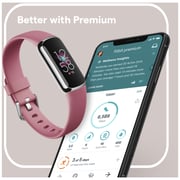 Fitbit FB422SRMG Luxe Fitness Tracker Platinum/Orchid