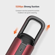 Porodo Portable Vacuum Cleaner Red PDVACPORRD