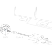 J5Create USB 3.0 to Dual HDMI Monitor Adapter Silver