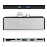 J5Create Ultra Drive Mini Dock for Surface Pro 7 Silver