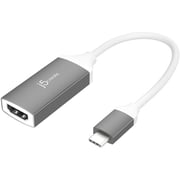 محول بمنفذ USB-C إلى منفذ HDMI 4K من جيه 5 كريات لون أبيض/أسود