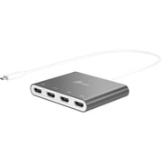 J5Create USB-C to 4-Port HDMI Multi-Monitor Adapter Silver