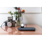 Mophie 3 in 1 Wireless Charging Pad - Qi Wireless 7.5W Charging Pad for Apple iPhone, Airpods, and Apple Watch - Black