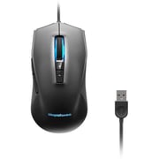 Lenovo IdeaPad Gaming M100 RGB Mouse Optical Sensor, Adjustable Resolution to 3200 DPI, 7 Programmable Buttons, 2 Zone RGB Backlight, BLACK GY50Z71902