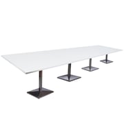 Mahmayi Barra 500PE-480 16 Seater Square Modular Bar Table White