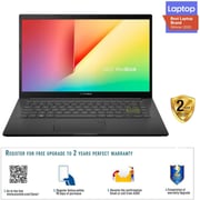 Asus Laptop - 11th Gen Core i5 2.4GHz 8GB 512GB 2GB Win10 14inch FHD Black K413EQ EB245T (2021) Middle East Version