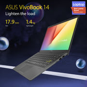 Asus Laptop - 11th Gen Core i5 2.4GHz 8GB 512GB 2GB Win10 14inch FHD Black K413EQ EB245T (2021) Middle East Version