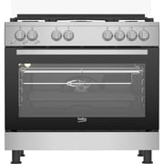 Beko Free Standing Gas Cooker GGR15125FXNS