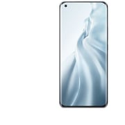 هاتف مي 11 من شاومى ثنائي الشريحة بذاكرة 256 جيجابايت ويدعم شبكة 5G لون أبيض سحابي