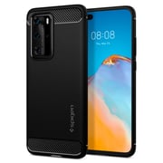 Spigen Rugged Armor Designed For Huawei P40 Pro Case Cover - Matte Black