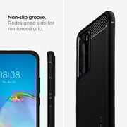 Spigen Rugged Armor Designed For Huawei P40 Pro Case Cover - Matte Black