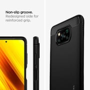 Spigen Rugged Armor Designed For Xiaomi Poco X3 Nfc Case And Poco X3 Pro Case Cover - Matte Black