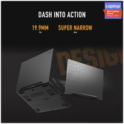 ASUS TUF Dash F15 (2020) Gaming Laptop - 10th Gen / Intel Core i5-10300H / 15.6inch FHD / 8GB RAM / 512GB SSD / 4GB NVIDIA GeForce RTX 3050 Ti Graphics / Windows 10 Home / Eclipse Grey / Middle East Version - [FX516PE-HN004T]
