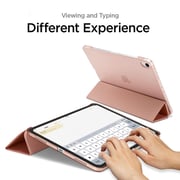 Spigen Smart Fold Designed For Apple Ipad Pro 11 Inch Cover / Case - Rose Gold - Version 2 Apple Pencil Compatible With Auto Sleep And Wake