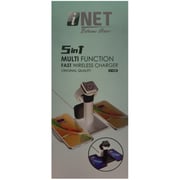 Inet INDUWSLH5 5 In 1 Wireless Charging Stand White