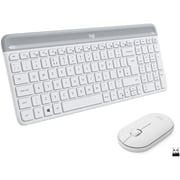 Logitech Wireless Keyboard and Mouse Combo 10.7cm White