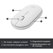 Logitech Wireless Keyboard and Mouse Combo 10.7cm White