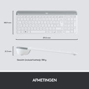 Logitech Wireless Keyboard and Mouse Combo 10.7cm White