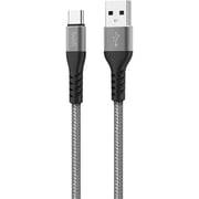 Budi Usb-a To Usb-c Charge Cable M8j197t-gry